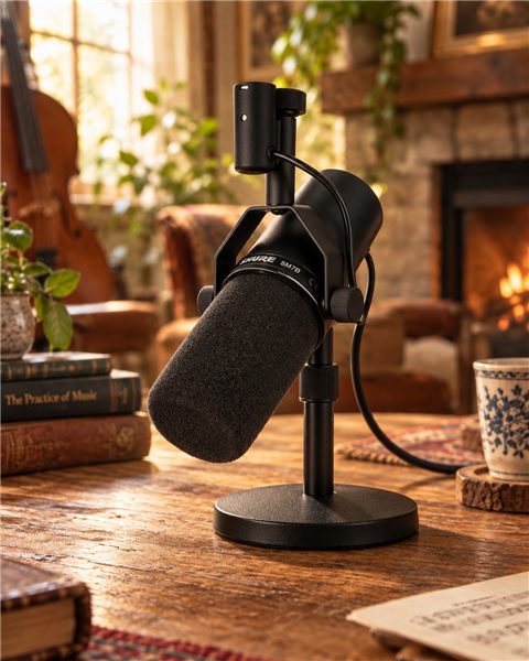 Shure SM7B, microfone dinâmico de estúdio